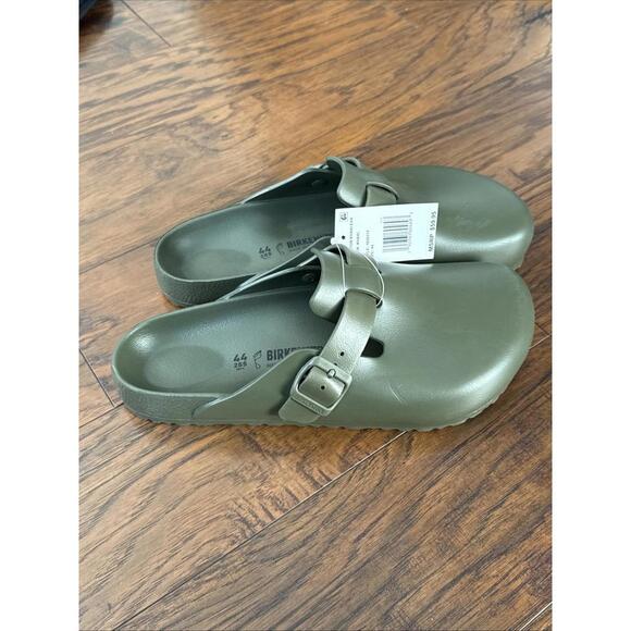 Birkenstock Boston Essentials EVA Clogs Green 44 Men's 11 NEW - Picture 2 of 6